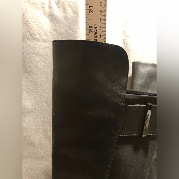 CALVIN KLEIN WOMEN’S SIZE 8 BLACK PRIYA OVER THE KNEE FLAT RIDING BOOTS … - Picture 7 of 14
